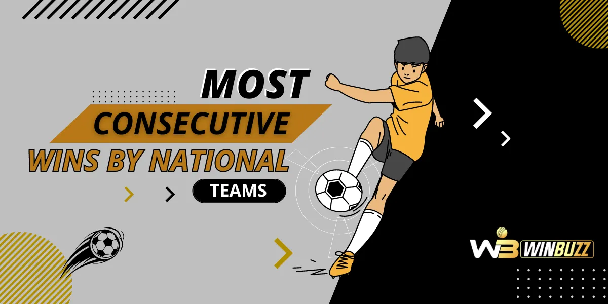 most consecutive wins by national teams